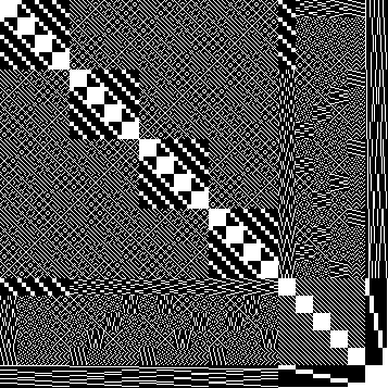 adjacency matrix of skew lines graph in PG(3,4)